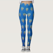 Fijne Chanoeka! Menorah Leggings (Voorkant)