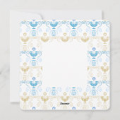 Fijne Chanoeka! Vakantie Feestdagenkaart (Achterkant)