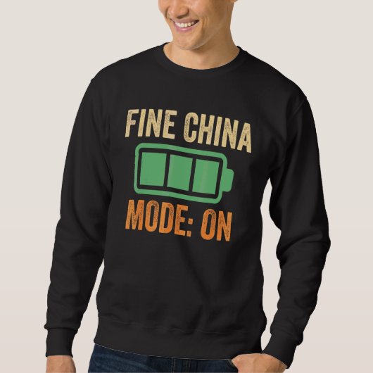 Fijne China-modus op batterijontwerp Trui (Voorkant)