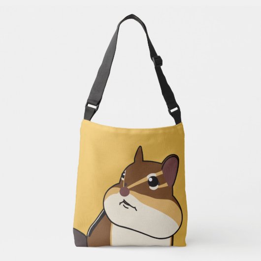 Fijne Chippy Chipmunk シマリスのバッグ! Crossbody Tas (Voorkant)