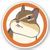 Fijne Chippy Sticker! 幸 せ op マ op うな op de ! Sticker (Voorkant)