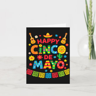 Fijne cinco de mayo kleding mannen vrouwen kindere kaart