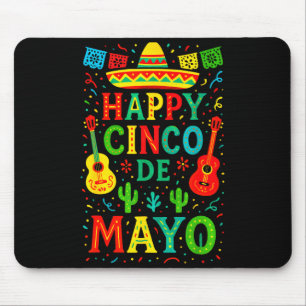 Fijne Cinco De Mayo - Mexicaans Feestje Partij Pre Muismat