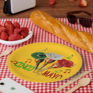 Fijne Cinco de Mayo Papieren Bordje