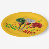 Fijne Cinco de Mayo Papieren Bordje (Gekanteld)