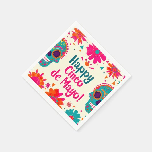 Fijne Cinco de Mayo! Papieren Servetten (Hoek)