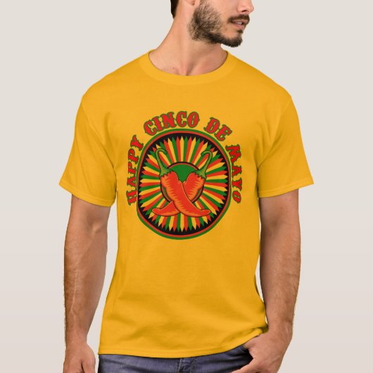 Fijne Cinco De Mayo T-shirt (Voorkant)