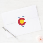 Fijne Colorado Dag! Hart Sticker (Envelop)