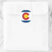 Fijne Colorado Dag! Ronde Sticker (Tas)