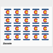 Fijne Colorado Dag! Vierkante Sticker (Vel)