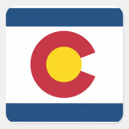 Fijne Colorado Dag! Vierkante Sticker
