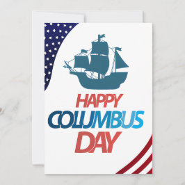 Fijne Columbusdag Kaart