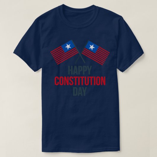 Fijne Constitutionele Dag T-shirt (Design voorkant)