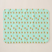 Fijne cupcakes op groen sherpa deken (Voorkant (horizontaal))