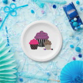 Fijne Cupcakes Papieren Bordje (Feest)