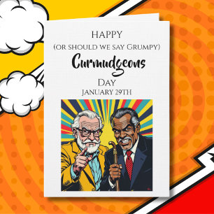Fijne Curmudgeons Dag! 29 januari Kaart