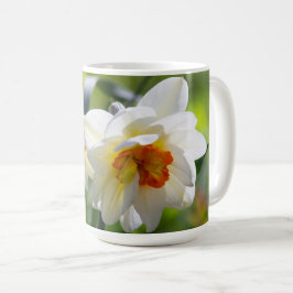 Fijne cute narcissen lente koffiemok
