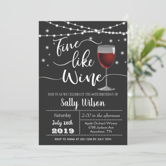 Fijne dag als uitnodiging voor een wedstrijd voor  (Staand voorkant)