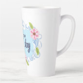 Fijne Dag Blauw Latte Mok (Rechts)