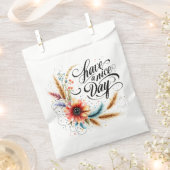 Fijne dag bloemen bedankzakje (Geknipt)