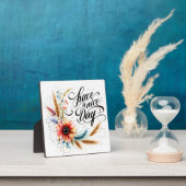 Fijne dag bloemen fotoplaat (Insitu)