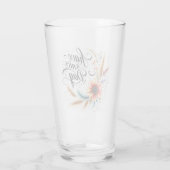 Fijne dag bloemen glas (Achterkant)