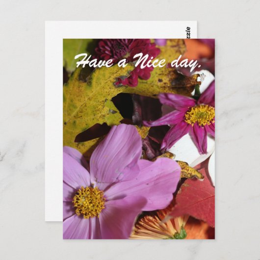 Fijne dag. briefkaart (Voorkant / Achterkant)