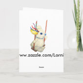 Fijne dag dank je Wenskaart Bedankkaart (Achterkant)