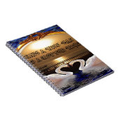 Fijne dag en een betere avond tekst quote notitieboek (Rechterzijde)