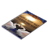 Fijne dag en een betere avond tekst quote notitieboek (Linkerzijde)