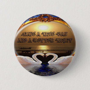 Fijne dag en een betere avond tekst quote ronde button 5,7 cm