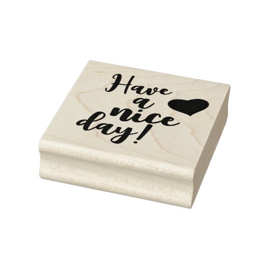 Fijne dag! houtstempel rubberstempel (Stempel)