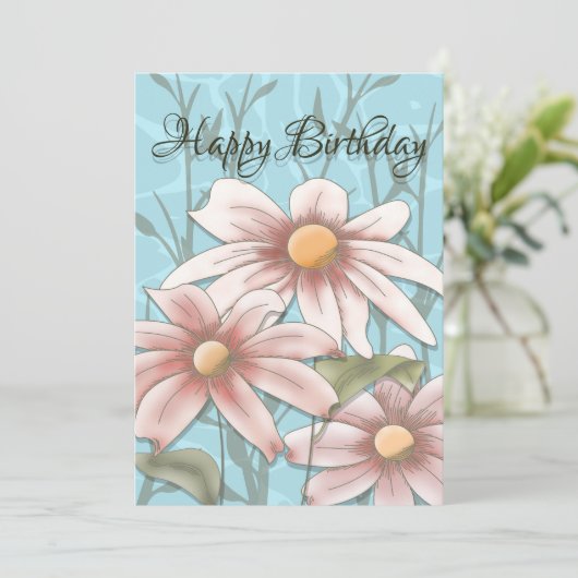 Fijne dag kaart (Staand voorkant)