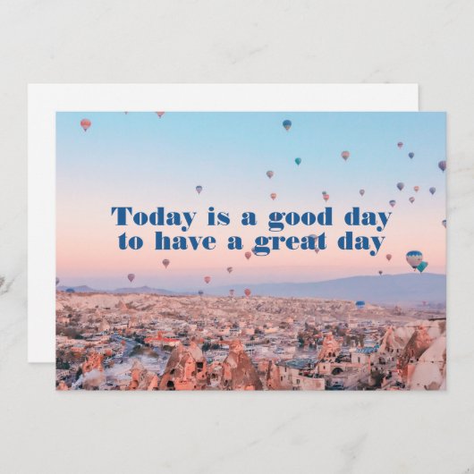 Fijne dag Kaart (Voorkant / Achterkant)