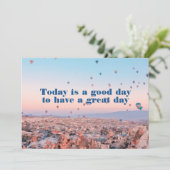 Fijne dag Kaart (Staand voorkant)