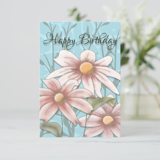 Fijne dag kaart (Staand voorkant)