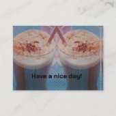 Fijne dag -kaart informatiekaartje (Voorkant)