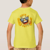 Fijne dag | Kinder Rugtas T-shirt (Achterkant)