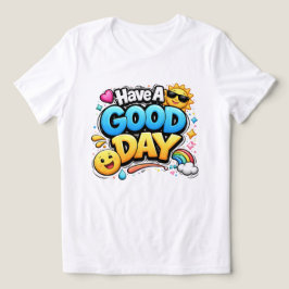 Fijne Dag – Lieve Gelukkige Typografie Tri-Blend Shirt