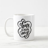 Fijne dag Mok met hond afbeelding (Links)