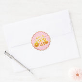 Fijne Dag – Mooie Zonnebloem Sticker (Envelop)
