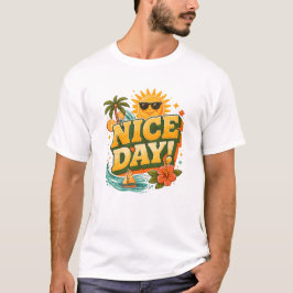 Fijne Dag – Retro Zonneschijn T-shirt