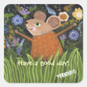 Fijne dag Sticker (Voorkant)