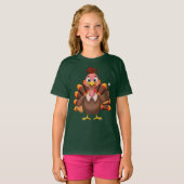 Fijne dag Thanksgiving dag feestdag T-shirt (Voorkant volledig)