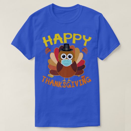 Fijne dag Thanksgiving Dag Maks Vakantie T-shirt (Design voorkant)