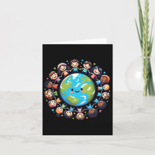 Fijne Dag van de Aarde 2025 Cool Earth Day Kindere Kaart