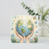 Fijne Dag van de Aarde 22 april   (Staand voorkant)