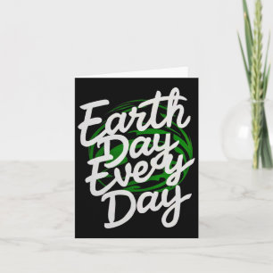 Fijne Dag van de Aarde Funny Earth Day Kids Peuter Kaart