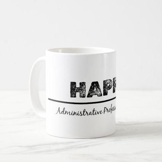 Fijne dag van de Administratieve Beroeps Koffiemok (Voorkant links)