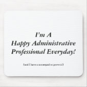 Fijne dag van de Administratieve Beroeps! Muismat (Voorkant)